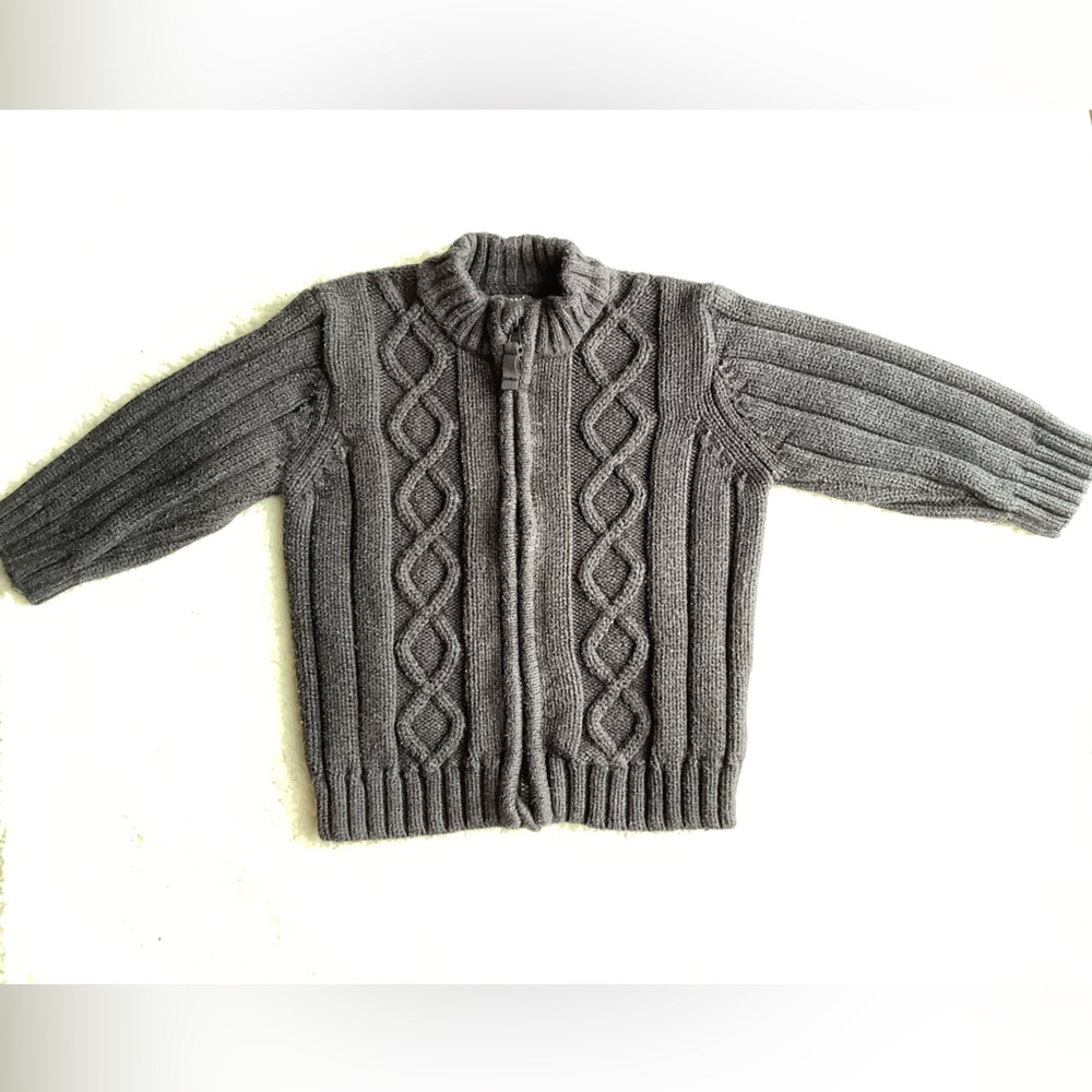LOGG by H and M Zip Up Cardigan Sweater 12M-18M 12 Months to 18 Months